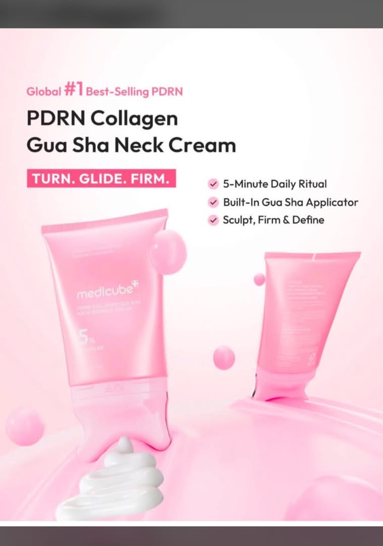 کرم گواشا مدی کیوب ضدچروک گردن PDRN کلاژن